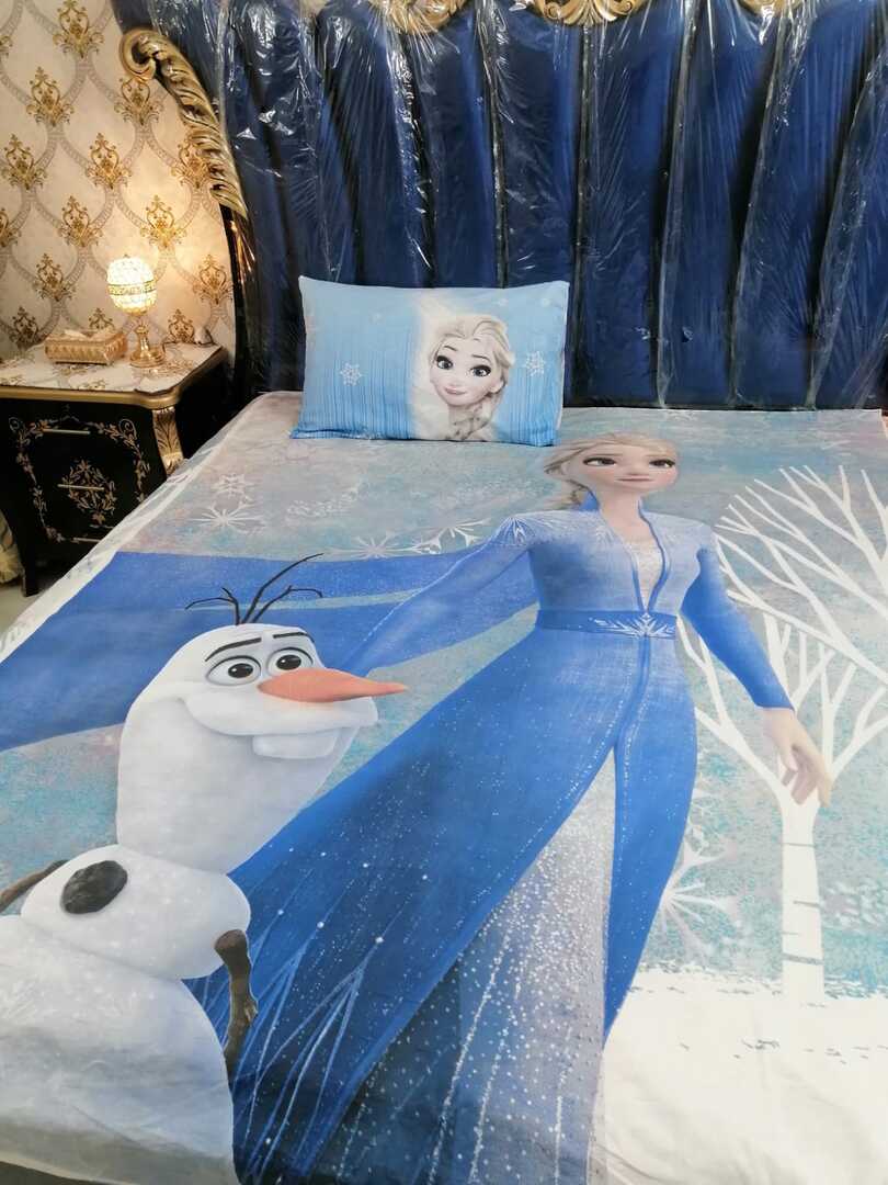 Frozen 3 Kids cotton Percale Bedsheet