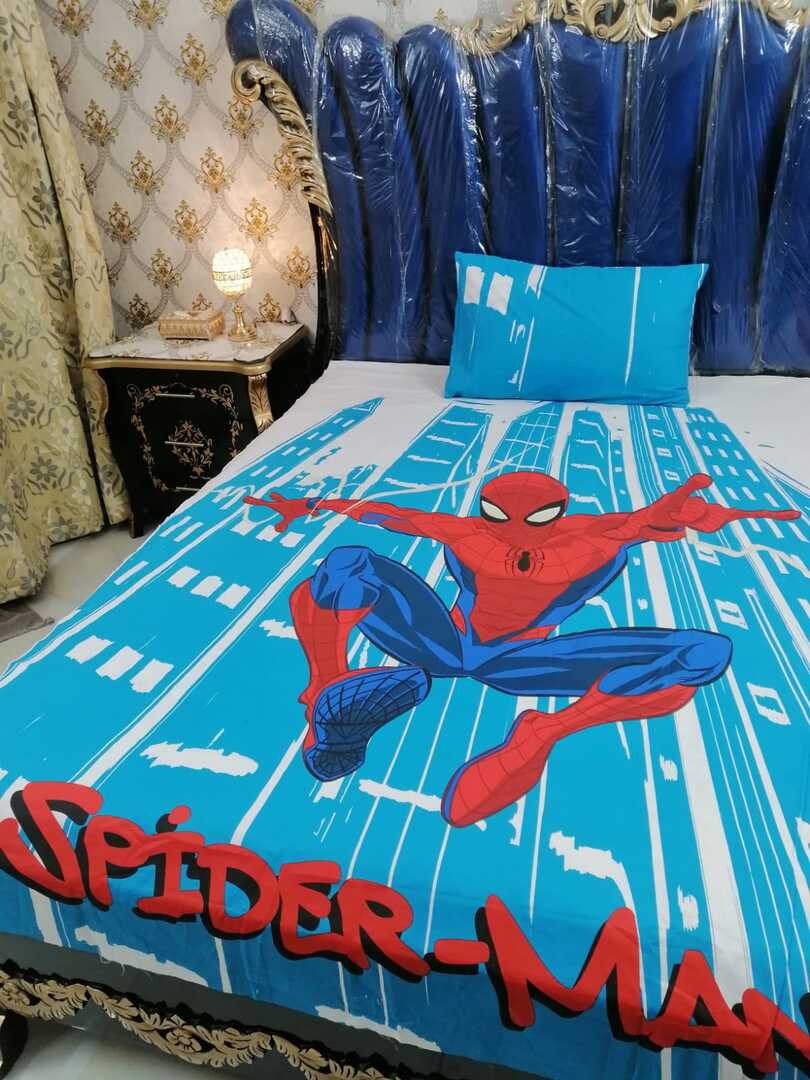 Spider Man 5  Kids cotton Bedsheet