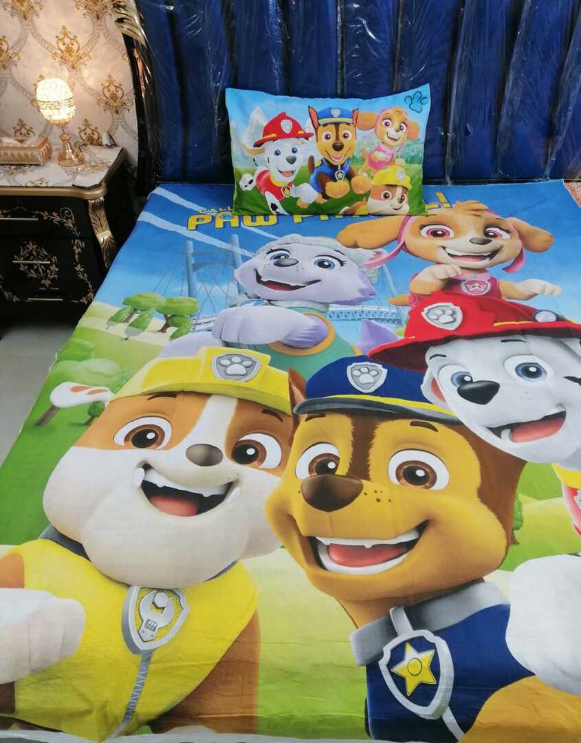 Paw Patrol 2 Kids cotton Bedsheet