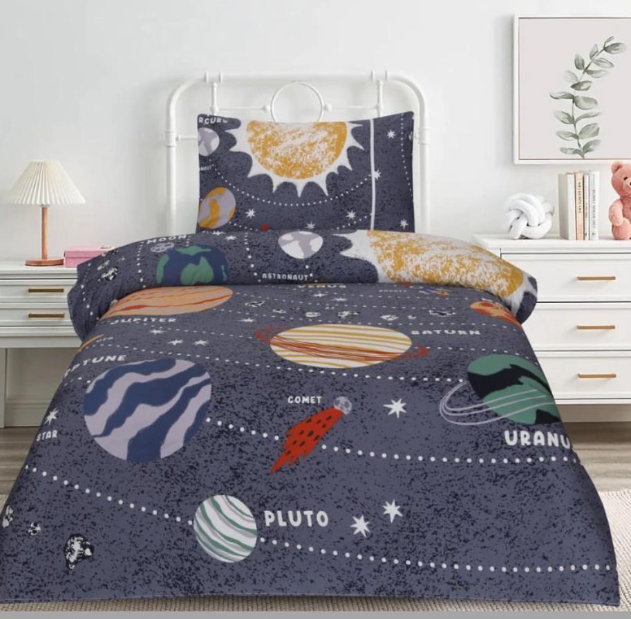 Planets Kids Comforter\Duvet Set