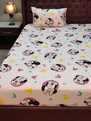 Minnie Mouse 4 Kids cotton Bedsheet