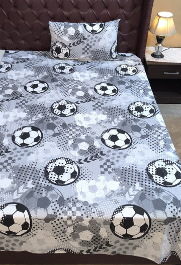 Football Kids Cotton  Bedsheet