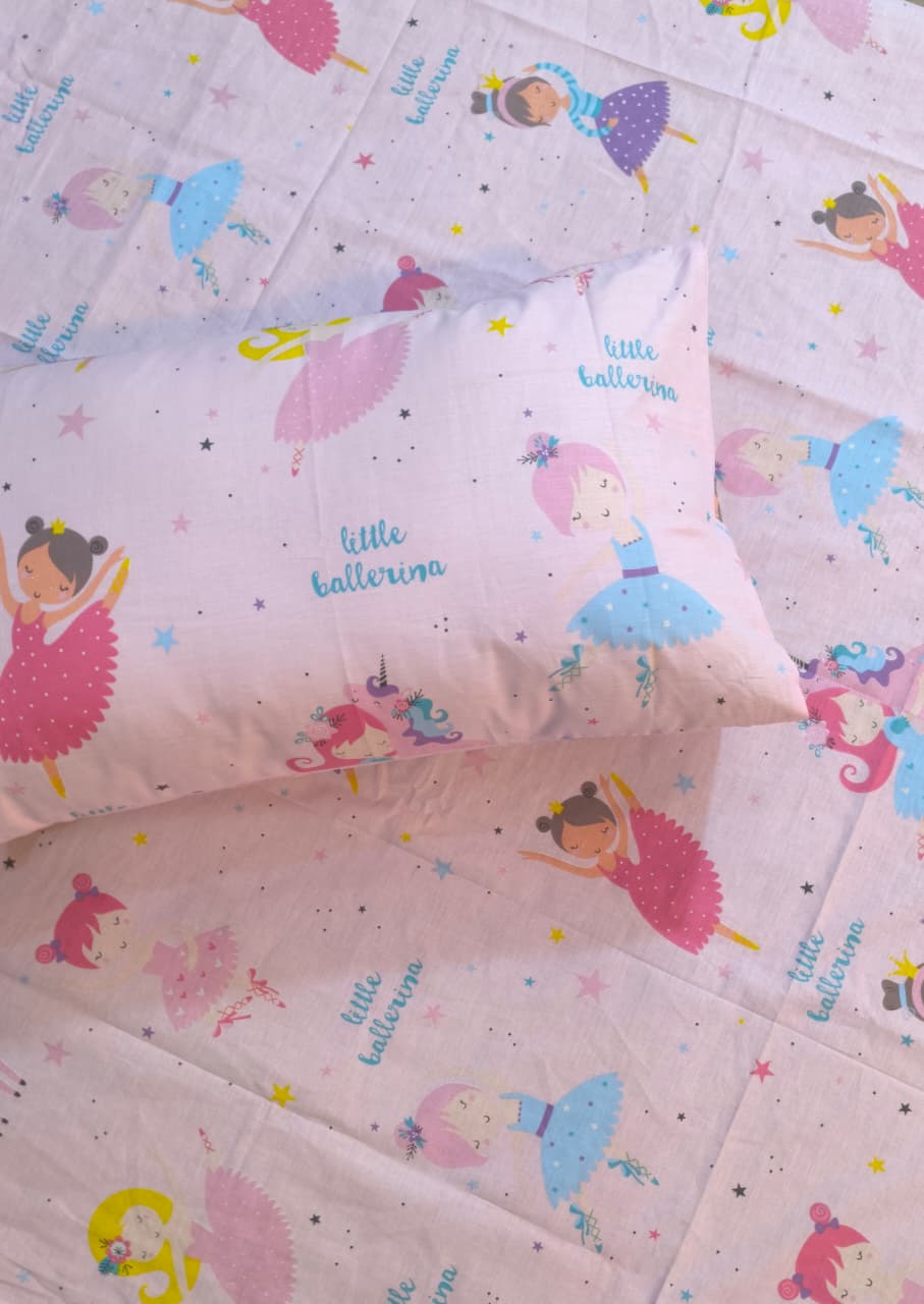 Unicorn Print Kids Cotton Bedsheet