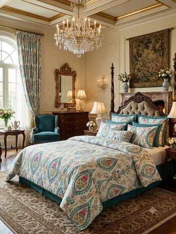 S-103 King Size Comforter Set - With Filling