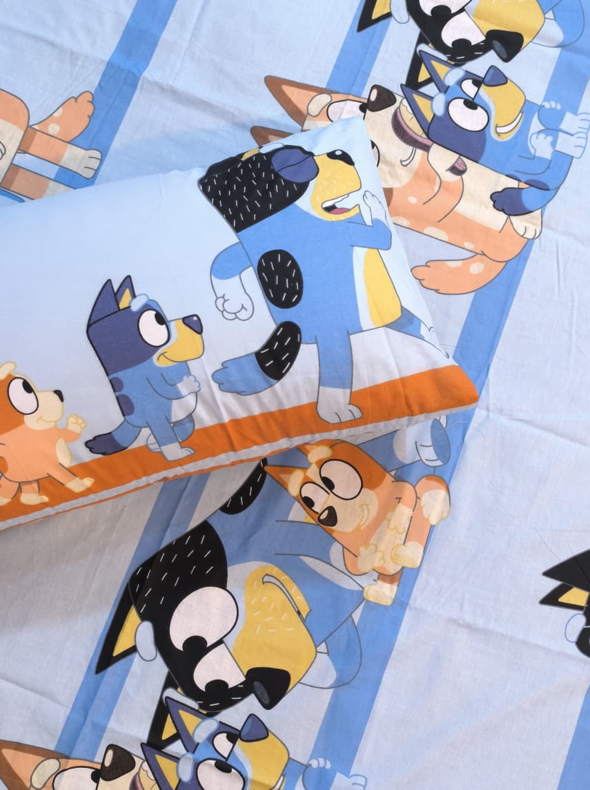 Bluey Kids Cotton Bedsheet