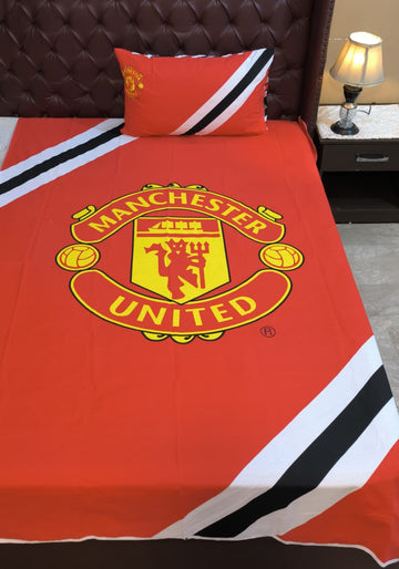 Manchester United Kids Cotton Bedsheet