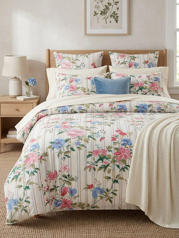 F-105  King Size Comforter Set - With Filling