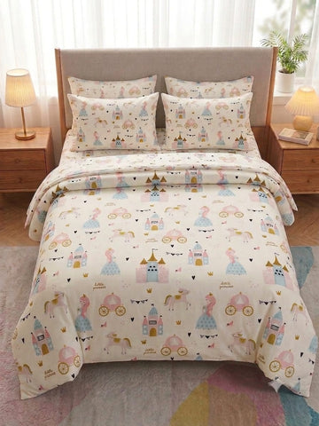 Playful Pastel Kids Comforter\ Duvet Set