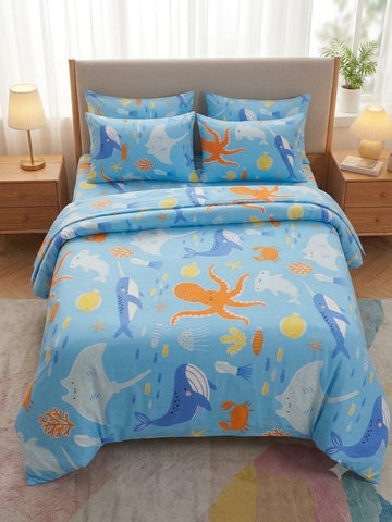 Playful Ocean Kids Comforter\ Duvet Set