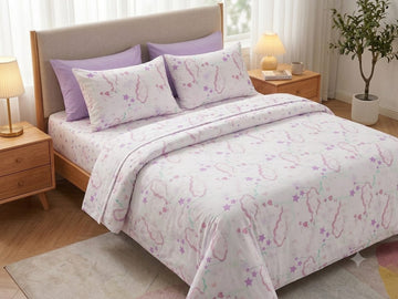 Pastel Kids Cotton  Bedsheet