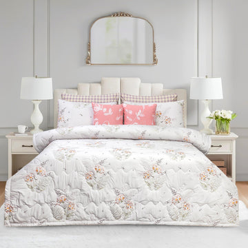 S-105 King Size Comforter Set - With Filling