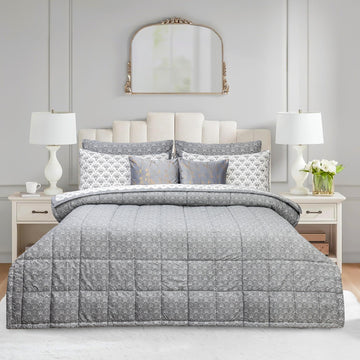 S-110 King Size Comforter Set - With Filling