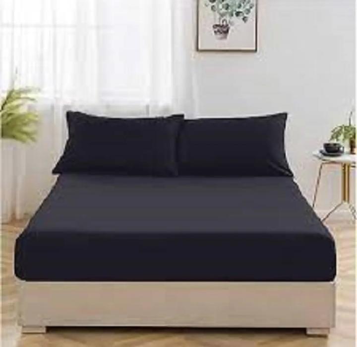 Solid Colour Cotton Bed Sheet