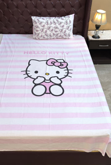 Hello Kitty Kids Cotton  Bedsheet