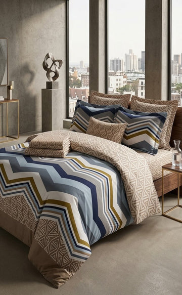 Z- 250 King Size Comforter Set - With Filling